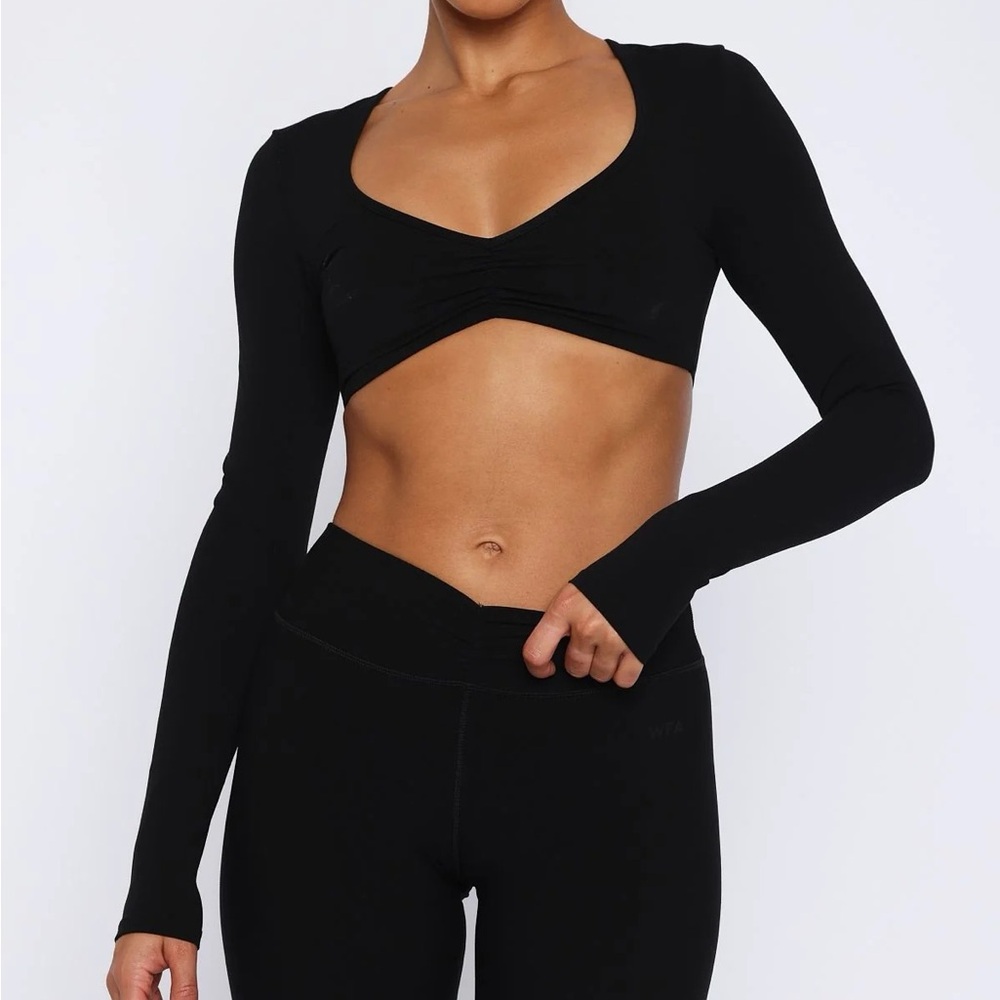 White Fox Boutique Sync Long Sleeve Crop